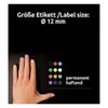 Avery Markierungspunkte, grün, permanent, Grün, Kreis, Produktbild-Vorschau 18
