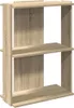 A freestanding, three-shelf bookcase with a wood-grain finish. Náhľad obrázku produktu