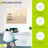 ARTland Poster Zen Steine im Sand Größe: 100x70 cm Produktbild-Vorschau 3