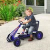 Go-kart COSTWAY con sedile regolabile, go-kart con freno a Anteprima dell’immagine prodotto 7