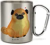 Mr. & Mrs. Panda Thermobecher Mops - Transparent - Produktbild-Vorschau 1