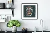 MuchoWow® MuchoWow® Gerahmtes Poster Jahrgang - Skelett - Produktbild-Vorschau 4