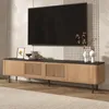 Televízna skrinka Merax s jedinečnými mriežkovými Náhľad obrázku produktu 4