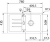 Franke Spüle STRATA STG 614-78 Onyx mit Stopfenventil / Produktbild-Vorschau 6