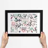 Bild 30x20 MDF-Rahmen, Wandkunst Tiere und Blumen Produktbild-Vorschau 3