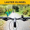 Fahrradklingel 120 dB extra laut, Kupfer Metall schwarz, Produktbild-Vorschau 2