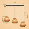 ZMH Lampe à suspendre Boho Lampe à suspendre en rotin Voir les images du produit 4