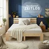 Homestyle4u Holzbett 180x200 Doppelbett mit Lattenrost Produktbild-Vorschau 6