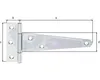Kistenband mit vernietetem Stift 125x70 mm galv. verzinkt, Produktbild-Vorschau 2