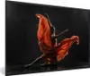 MuchoWow® Gerahmtes Poster Mädchen im langen Kleid 90x60 cm Produktbild-Vorschau 1
