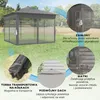 Altana składana Outsunny ok. 3 x 3 m, z oświetleniem LED, 4 Podgląd zdjęcia produktu 5