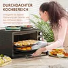 HOMCOM Minibackofen 28 L 2600W Mini Backofen 100-230℃ 60 Produktbild-Vorschau 8