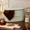 IB Laursen Brotbox BREAD Oval HELLBLAU mit Deckel Produktbild-Vorschau 2