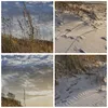 Bild auf Leinwand - Leinwandbild - 4 Teile - Sand Gras Meer Produktbild-Vorschau 8