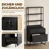 HOMCOM Aktenschrank Abschließbar Büroschrank Metall mit 2 Produktbild-Vorschau 6