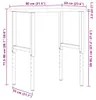 vidaXL Pracovný stôl 80x60x(71,5-98) cm dubový masív Náhľad obrázku produktu 8
