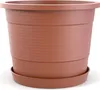 Plastard Blumentopf Terra Ø 46 cm mit Untersetzer Produktbild-Vorschau 1