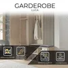 Garderobenschrank LUCA mit Sitzbank und Schuhschrank Produktbild-Vorschau 5