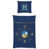 A pillow and a duvet cover with a Harry Potter theme, displayed against a white background. Náhľad obrázku produktu