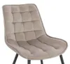 HOME DELUXE - Polsterstuhl IKALO 6er Set - Farbe: Hellbraun Produktbild-Vorschau 9