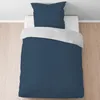 Mikrofaser-Wendebettwäsche - Blau - Silberfarben - 155 x Produktbild-Vorschau 10