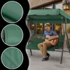 Gartenschaukel Sitzbezug 114x93 cm Gruen 600D PVC Produktbild-Vorschau 3
