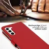 Selencia Echtleder Klapphülle Samsung Galaxy S23 - Rot Produktbild-Vorschau 2