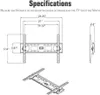 FCH Support TV mural, palier 50 kg / VESA400 * 600 / 10 ° Voir les images du produit 11