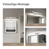 EMKE Armoire de toilette et lampes de toilette,60x65x14.5cm Voir les images du produit 14