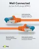 goobay Câble patch Cat 6a S/FTP PIMF orange 3 m Voir les images du produit 4