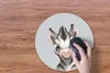 MuchoWow® Mauspad Mousepad Zebra - Dschungel - Grau 40x40 Produktbild-Vorschau 3