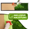 Moosbild DIY Set - Do It Yourself Wandbild (Schwarz 60x30 Produktbild-Vorschau 4