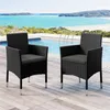 Yaheetech 2er Set Gartenstuhl aus Polyrattan, inkl. Sitz- & Produktbild-Vorschau 9