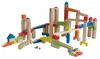 Wooden Marble Run - ROBA - 20 Glass Marbles - 80 Building Productafbeelding-voorbeeld 11