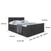 ALTDECOR Boxspringbett mit Fußteil, 2 Matratzen und Topper Produktbild-Vorschau 6