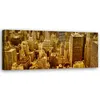 Leinwandbild Goldene Gebäude 120x40 Feeby Beige bild für Produktbild-Vorschau 1