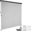 A retractable screen is shown against a white background, with mounting hardware in the foreground. Náhled obrázku produktu