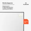 Klarstein infračervený ohrievač, termostat, 600W, ovládanie Náhľad obrázku produktu 4