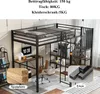 MODFU Lit Mezzanine Ado 120x200 cm - Lit Métal avec Bureau Voir les images du produit 5