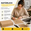 100 hojas de papel kraft marrón de 160 g/m², fabricado con Vista previa de la imagen del producto 8