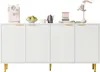 Merax Anrichte Sideboard Wohnzimmer, Kommode mit 4 Textur Produktbild-Vorschau 6