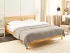 BELIANI Přehoz na postel taupe bavlna 220 x 200 cm s pevným Náhled obrázku produktu 2