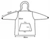 Verk 24558 Oversized tv-hoodie met ruitjesmotief, blauw Productafbeelding-voorbeeld 3