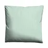 A mint-colored pillow with a subtle dot pattern, presented on a white background. Produktbild-Vorschau