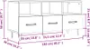 vidaXL TV-Schrank Braun Eichen-Optik 102x36x50 cm Produktbild-Vorschau 8