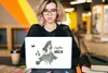 MuchoWow® Laptop Aufkleber Sticker Cover Europa Karte - Produktbild-Vorschau 5