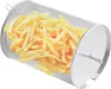 A rotating basket filled with french fries inside a mesh cylinder. Produktbild-Vorschau