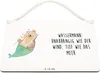 Mr. & Mrs. Panda Schild Wassermann Astrologie DIN A4 - Weiß Produktbild-Vorschau 3