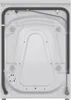 The back of a white washing machine is shown. Produktbild-Vorschau