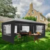 Tenda per feste NEAPOL, 3x6m, antracite Anteprima dell’immagine prodotto 9